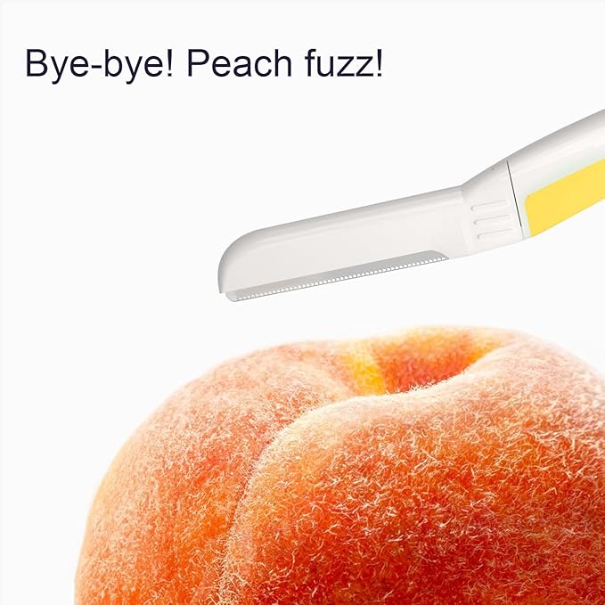 Face Razors for Women, Dermaplane Razor for Women Face, Eyebrow Razor, Dermaplaning Tool, Skin Safe Microblades, Peach Fuzz Remover (9ct, Solar Veil)-BrightBean Baby