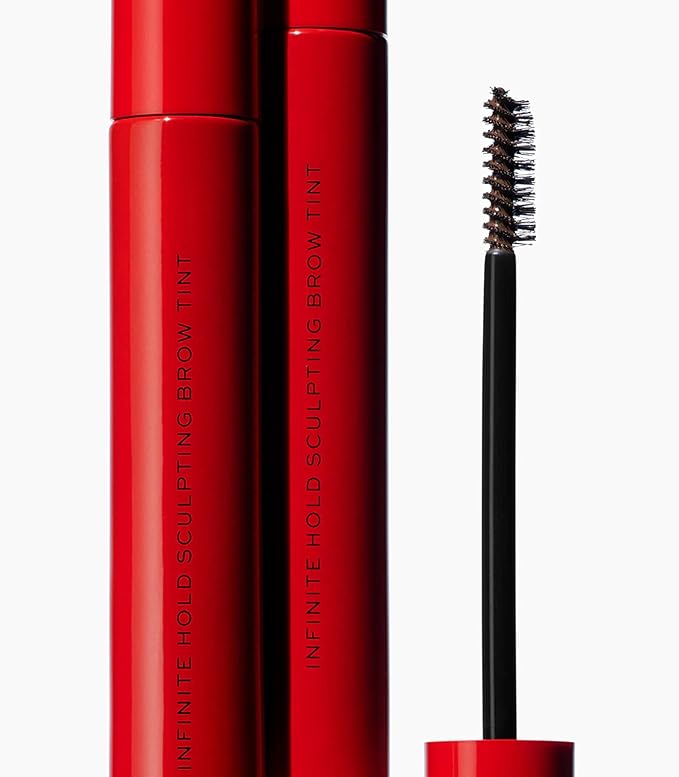 MAKE Beauty Infinite Hold Brow Tint. Brown Eyebrow Gel with Brush. Sculpt, Define, and Set Eyebrows - All-Day Wear-BrightBean Baby