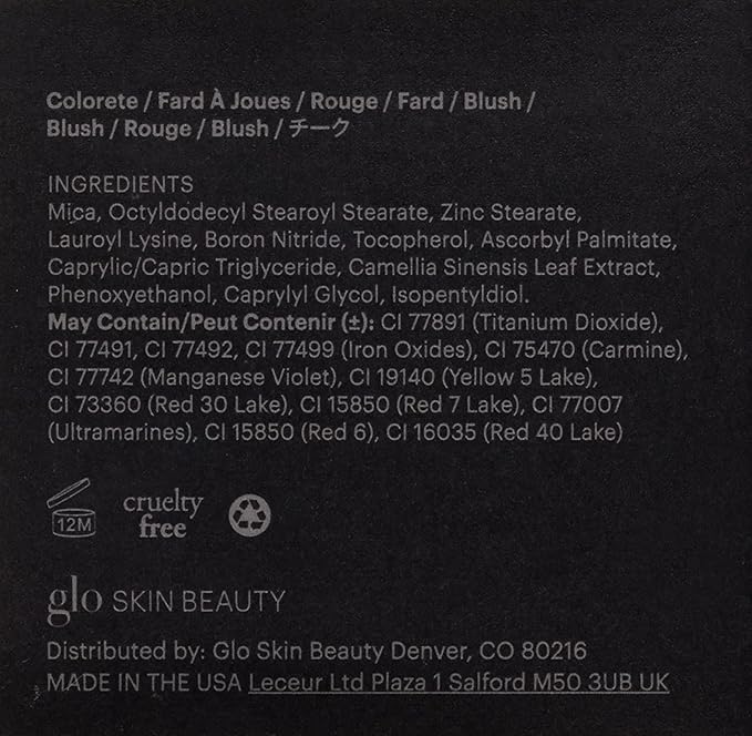 Glo Skin Beauty Blush (Melody) - Pressed Powder Blush for Cheeks, High Pigment Mineral Face Makeup Creates a Natural, Healthy Glow-BrightBean Baby