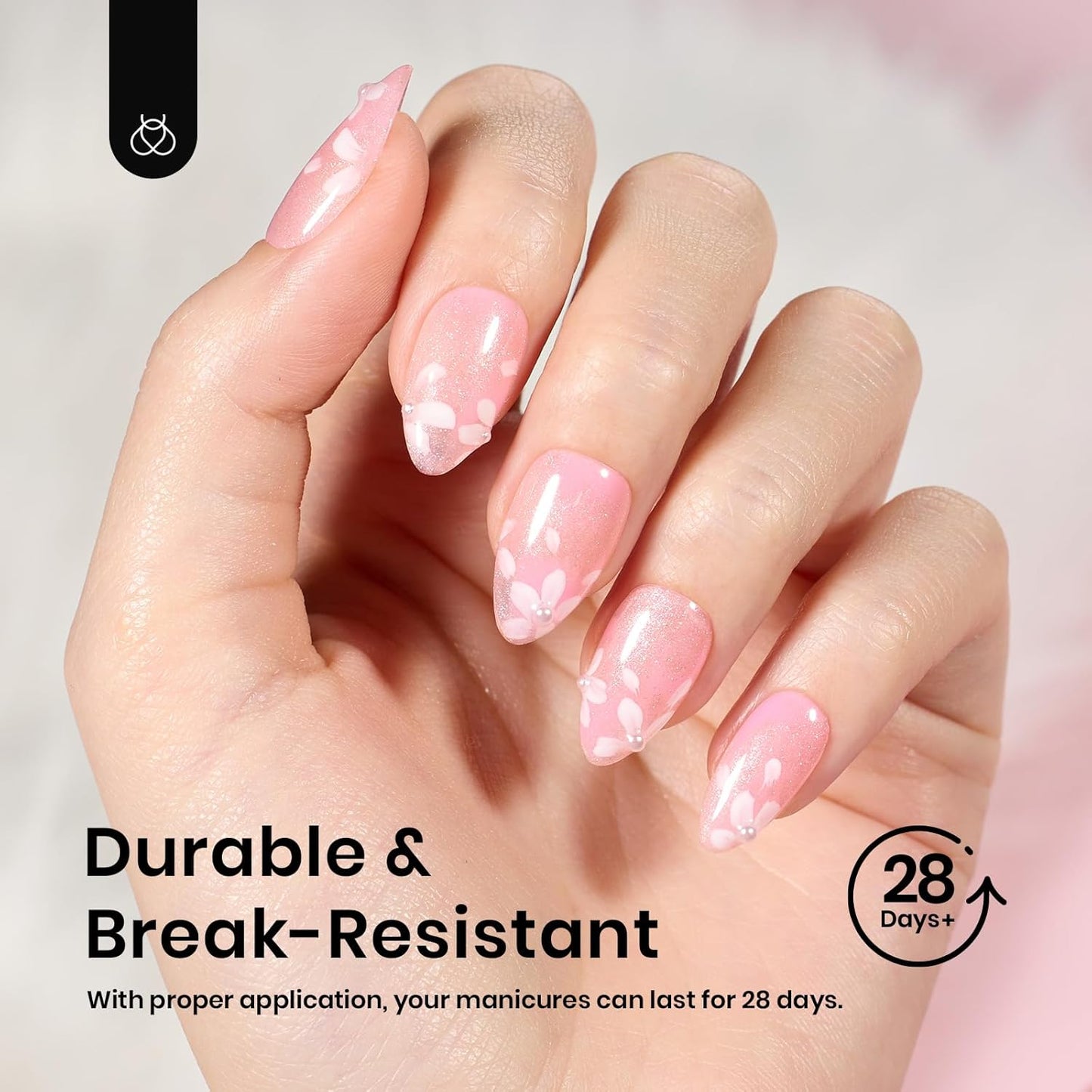 Beetles Short Almond Nail Tips - 288PCS 12 Sizes Full Matte Cover Pre-Etched & Pre-Shaped False Nails Soft Gel Nail Tips Acrylic Nail Tips Nail Extension Tips for Gel Polish DIY Manicure-BrightBean Baby