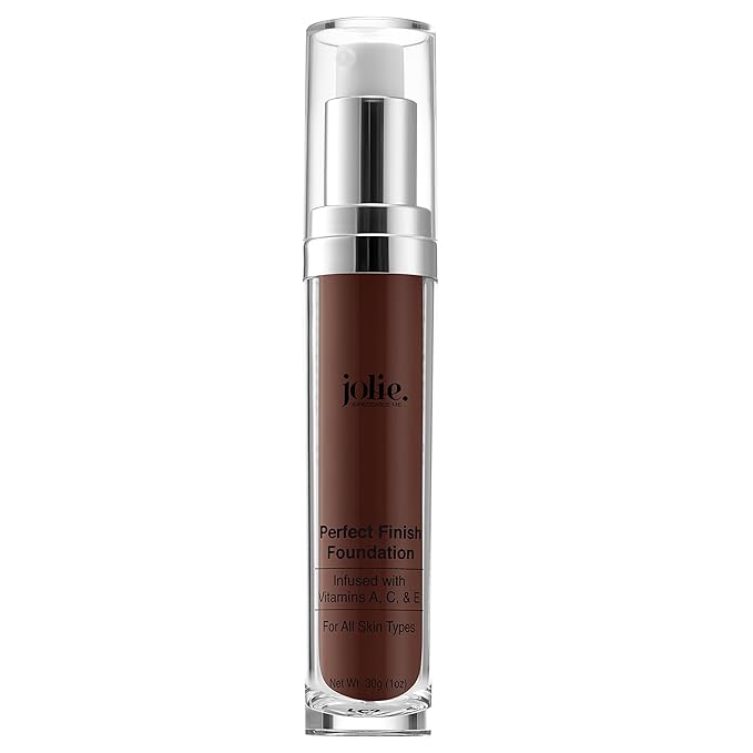 Jolie Perfect Finish Liquid Foundation Makeup SPF 15 Oil Free (DC3)-BrightBean Baby