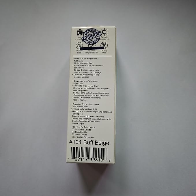 BestLand 2Pack PHOERA Foundation Full Coverage Liquid Foundation Cream - Long-lasting Lightweight Concealer - Oil-Free Formula - Natural Shade - Suitable for All Skin Types (2 Pack Nude #102)-BrightBean Baby