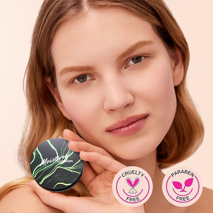 Face Setting Powder Makeup - Long-Lasting & Waterproof Pressed Powder, Blurs Fine Lines & Imperfections Powder Makeup, Smooth & Flawless, Poreless Matte Weightless for All Skin Types, Cruelty-free-BrightBean Baby