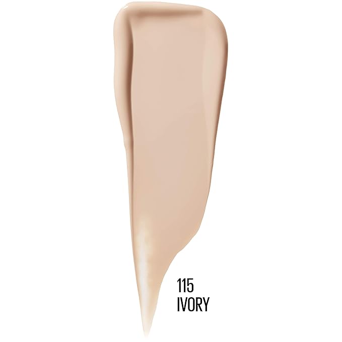 Maybelline Dream Urban Cover Flawless Coverage Foundation Makeup, SPF 50, Ivory-BrightBean Baby