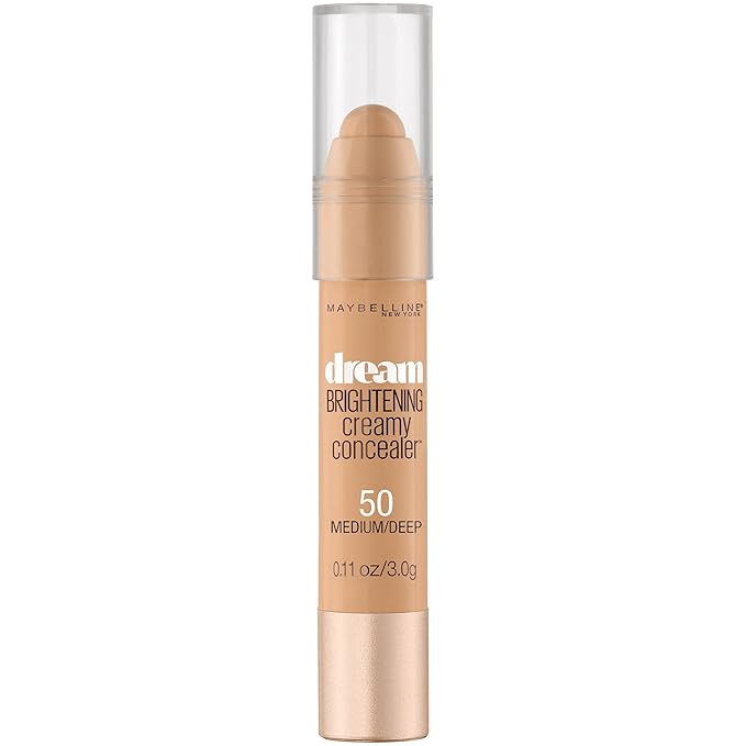 Maybelline New York Dream Brightening Creamy Concealer, Medium/Deep, 0.11 oz.-BrightBean Baby