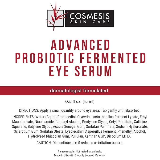 Advanced Probiotic-Fermented Serum - Revitilize Your Eyes, Combat Oxidation, & Support Youthful Skin - Cosmesis, 0.50 oz.-BrightBean Baby