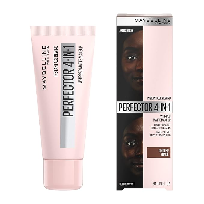 Maybelline Instant Age Rewind Instant Perfector 4-In-1 Matte Makeup, 05 Deep, 1 Count-BrightBean Baby