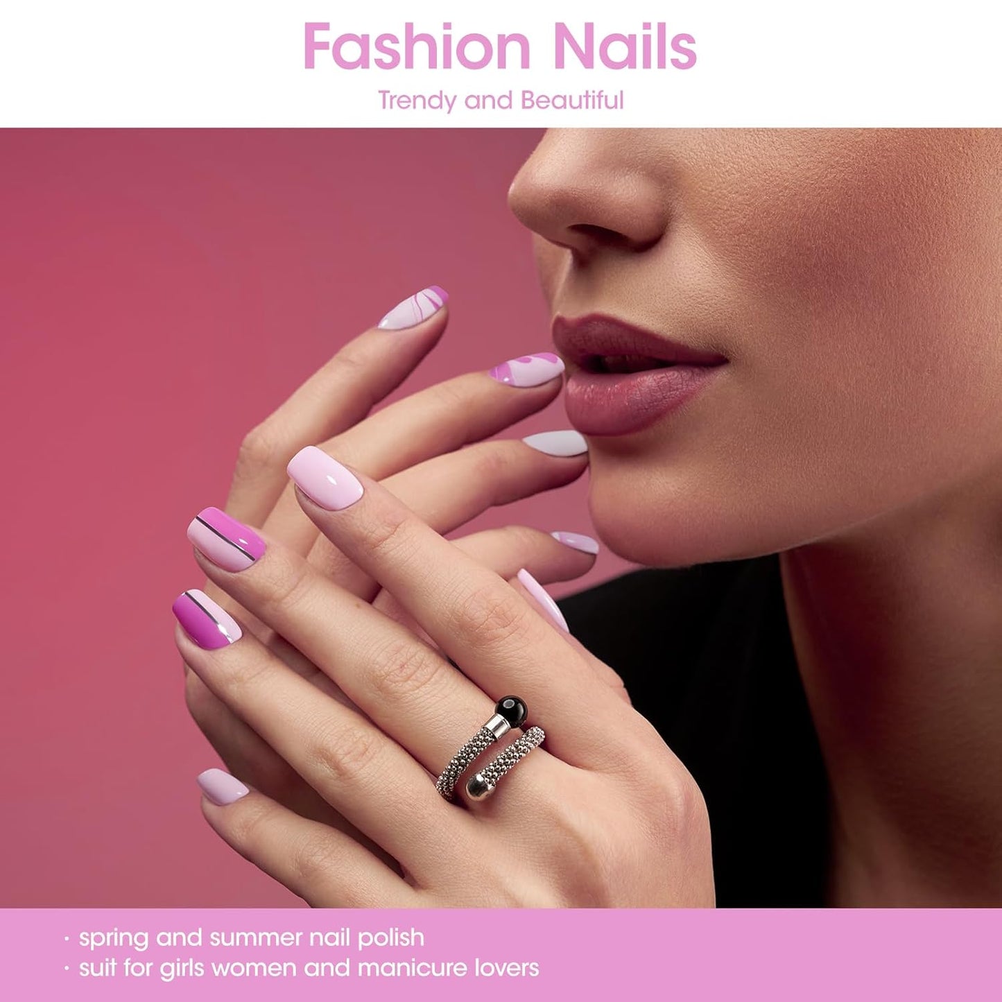 GELLEN Light Purple Nail Polish, Mauve Nail Polish 6 Colors Lavender Purple Set for Girls Women Home Salon Fall Winter, No UV Light Needed, Not UV Gel, Hema Free, Non-toxic-BrightBean Baby