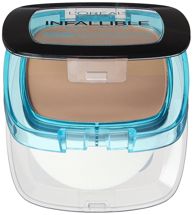 L'Oréal Paris Infallible Pro Glow Pressed Powder, Natural Beige, 0.31 oz.-BrightBean Baby