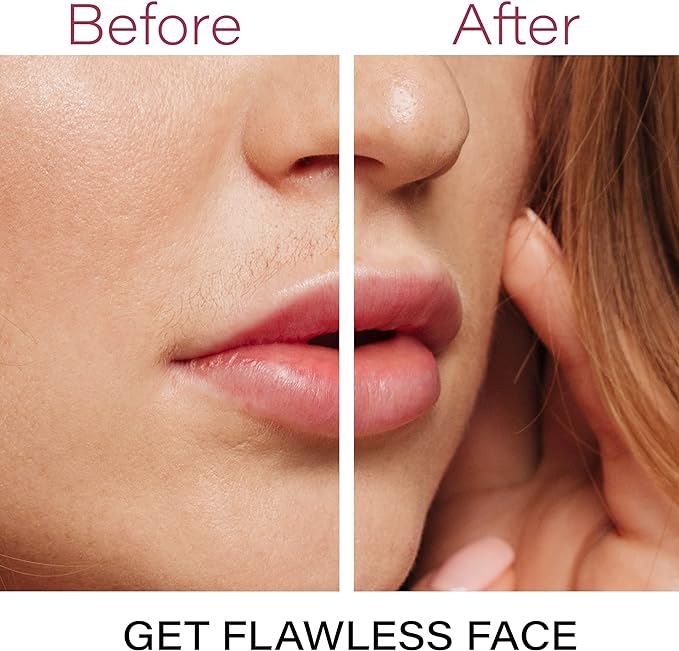 Facial Hair Removal for Women | Electric Razor Device Small Mustache Dermaplaning Remover Tools Tweezers Epilator Trimmer Face Dermaplane Shavers Beauty Gadgets Set Accessories by VISOFO (Andalusite)