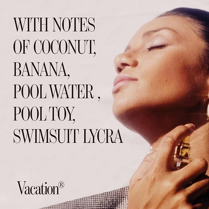 "VACATION" by Vacation Sunscreen Eau de Toilette, Beach Coconut Perfume for Women & Men, Scent of Sunscreen & Summer, Travel Size, 1 Fl. Oz.-BrightBean Baby