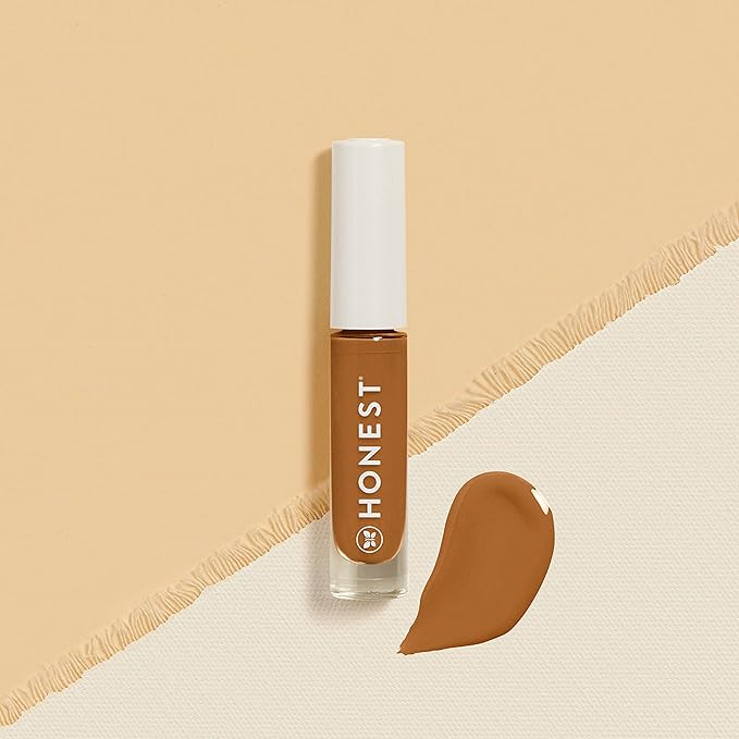 Honest Beauty Fresh Flex Concealer with Niacinamide + Vitamin E + Hyaluronic Acid | Vegan + Cruelty free | Latte, 0.17 fl oz-BrightBean Baby