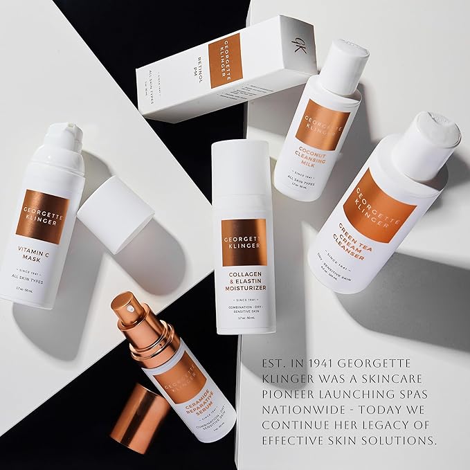 Marula Primer - Vitamin-Rich Hydrating & Gentle Moisturizer, Lightweight Instant Pore Minimizer, Long-Lasting Makeup Base, Smooth Application, Unclogs Pores & Fills Lines -1.7 oz by Georgette Klinger-BrightBean Baby