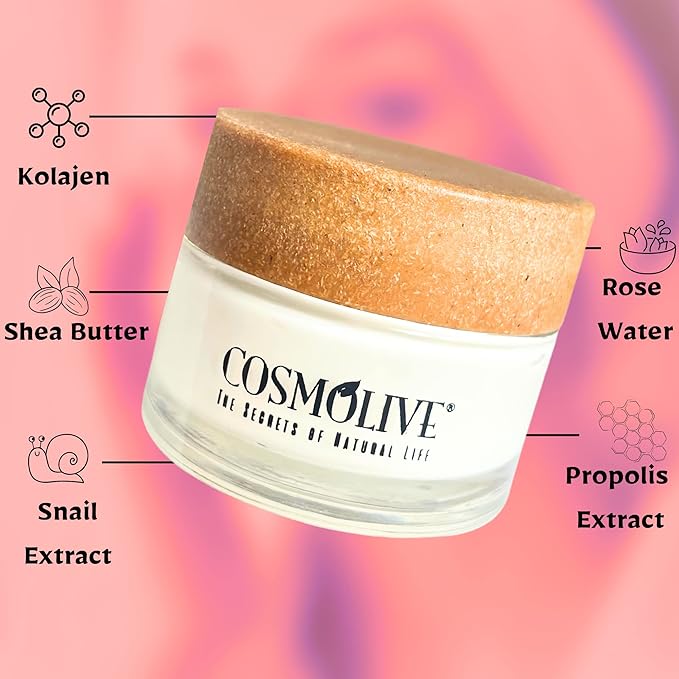 Natural Moisturizer Face Creams (Rose Collagen)-BrightBean Baby