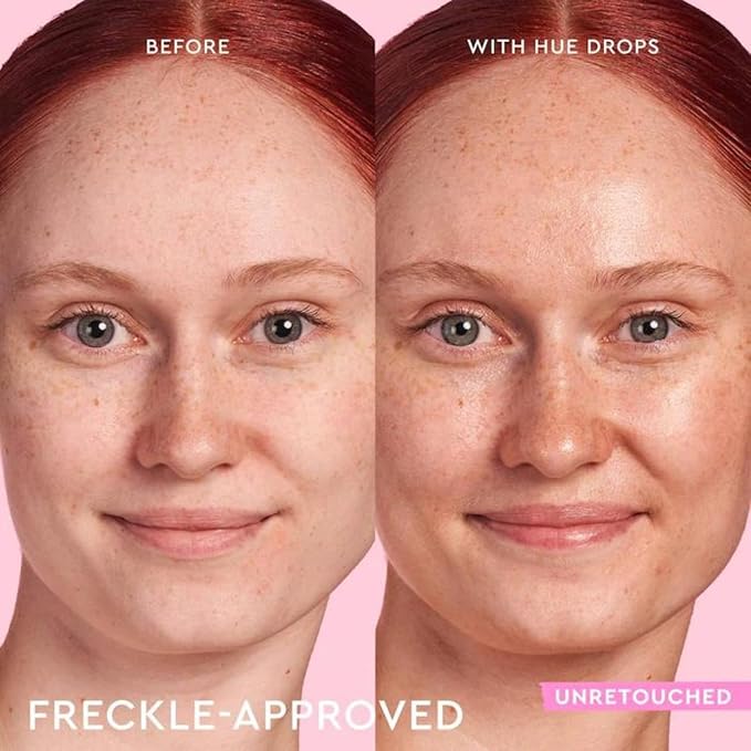 Glow Recipe Hue Drops - Mini Tinted Face Serum - Bronzing Drops to Brighten & Hydrate - Skincare Makeup Primer & Liquid Highlighter to Blur Pores for a Radiant, Even Skin Tone - Sun Glow (15ml)-BrightBean Baby