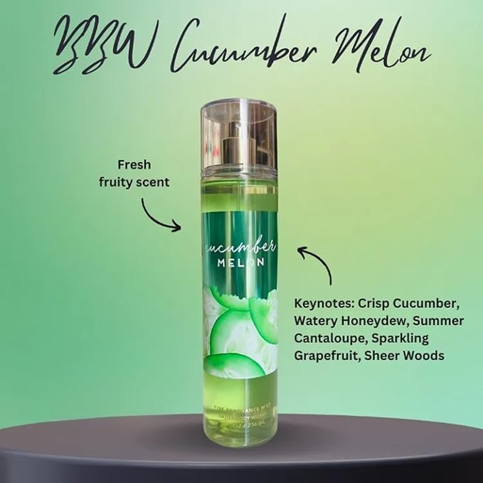 Bath and Body Works Cucumber Melon Fragrance Mist Splash by Jubujub-BrightBean Baby