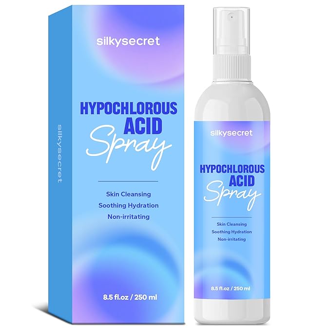 Hypochlorous Acid Spray (8.45 Fl Oz), Facial Spray for Skin Cleansing & Soothing, Hypoallergenic HOCL Sprays for Face & Eyes, All-Purpose Cleaner for Sensitive Skin Care-BrightBean Baby