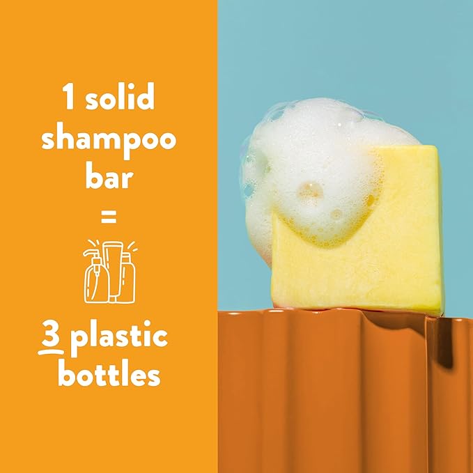 Ethique St Clements -Clarifying Solid Shampoo Bar for Oily Hair - Vegan, Eco-Friendly, Plastic-Free, Cruelty-Free, 3.88 oz (Pack of 1)-BrightBean Baby