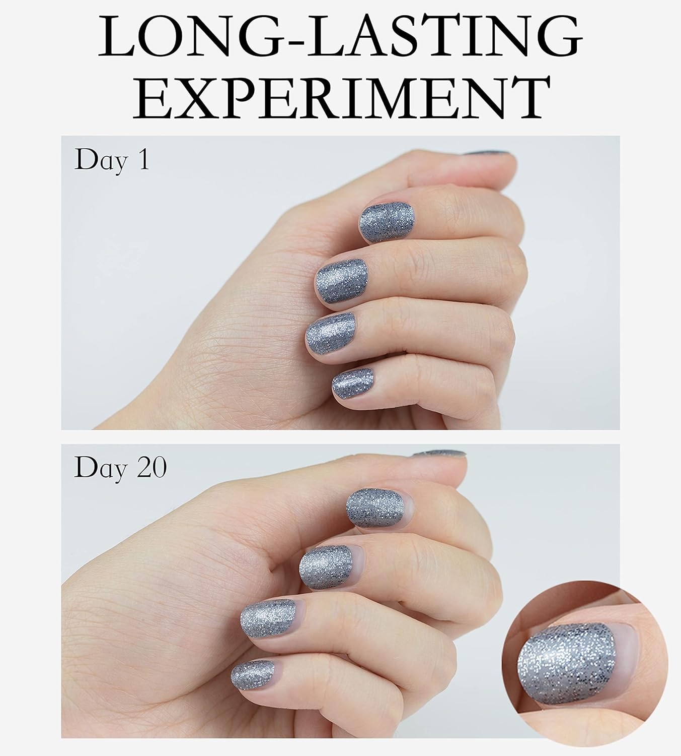 Nail Polish Strips, 32PCS Salon Quality Wraps, Long Lasting Gel Nail Stickers for Women Easy Apply& Remove (Violet Petal Purple)-BrightBean Baby