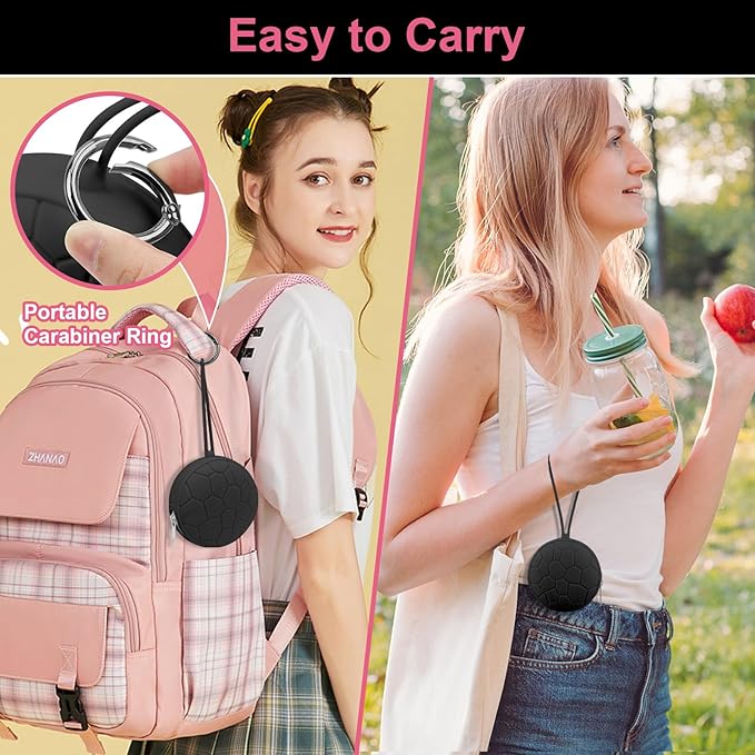 Desing Wish Silicone Lip Balm Holder with Silicone Zipper Pouch, Portable Lip Balm Keychain Sleeve - Silicone Storage Bag for Lip Balms/Small Cosmetics/Earphones/Keys - Black-BrightBean Baby