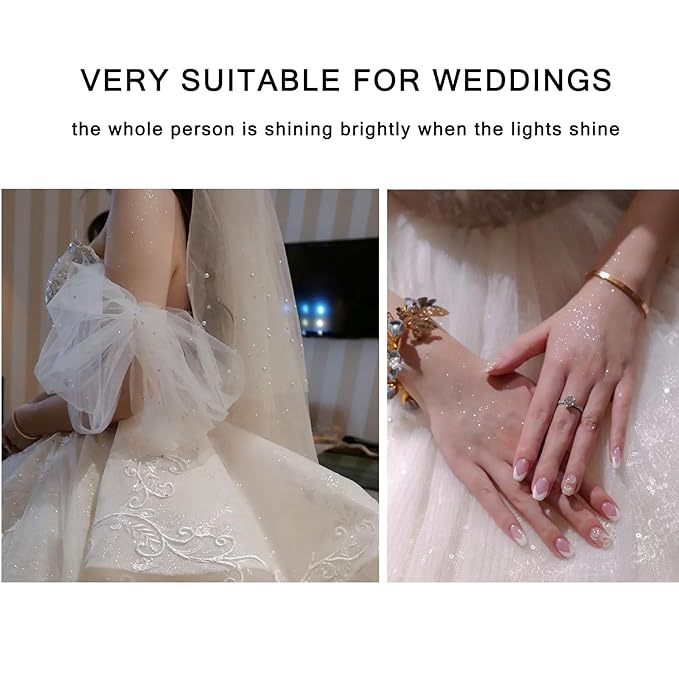 Highlight Glitter Powder Ball,White Shimmer Highlighter Makeup Powder Puff,Comfortable and Cute Plush Long-Lasting Body Shine for Various Occasions-BrightBean Baby