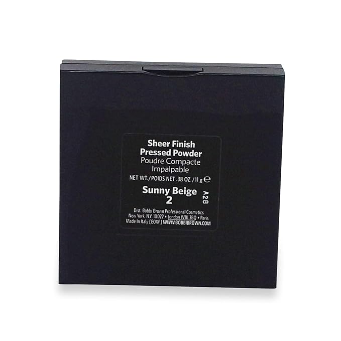 Bobbi Brown Sheer Finish Pressed Powder, No. 02 Sunny Beige, 0.38 Ounce-BrightBean Baby