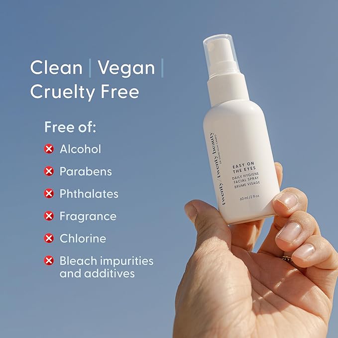 twenty/twenty Easy On The Eyes – 0.02% Hypochlorous Acid Spray to Cleanse Eyelashes – Reduce Eyelid Irritation – Safe for Sensitive Skin – Ophthalmologist Developed–Vegan, Clean Ingredients – 60ml-BrightBean Baby