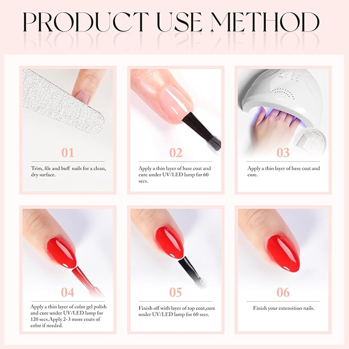 Double Rhythm Gel Polish Translucent Sheer Neutral Natural Light Milky Same Color Same Bottle 15ML Jelly UV Gel Polish Art DIY at Home (Nude Beige-A1119)-BrightBean Baby