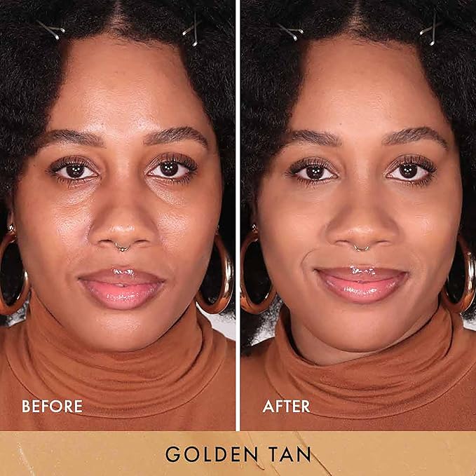 Wander Beauty Dualist Matte and Illuminating Concealer Makeup - Golden Medium - Dual-Ended Matte Concealer Stick + Liquid Concealer - Full Coverage Concealer Brightens & Hydrates - 0.28 fl oz-BrightBean Baby