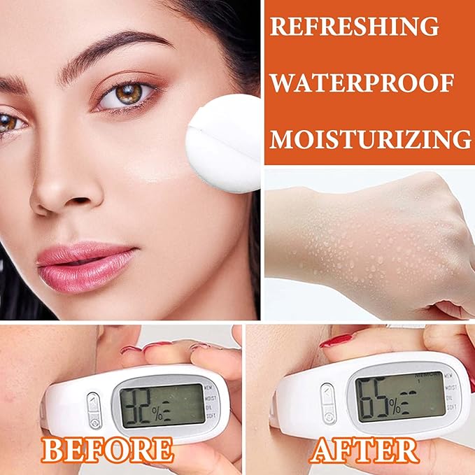Oil Control Loose Face Powder,Translucent Setting Powder With a Powder Puff Long Lasting Makeup Covering Blemishes Brightens Skin Tone,Natural Matte Loose Powder for Women(2)-BrightBean Baby