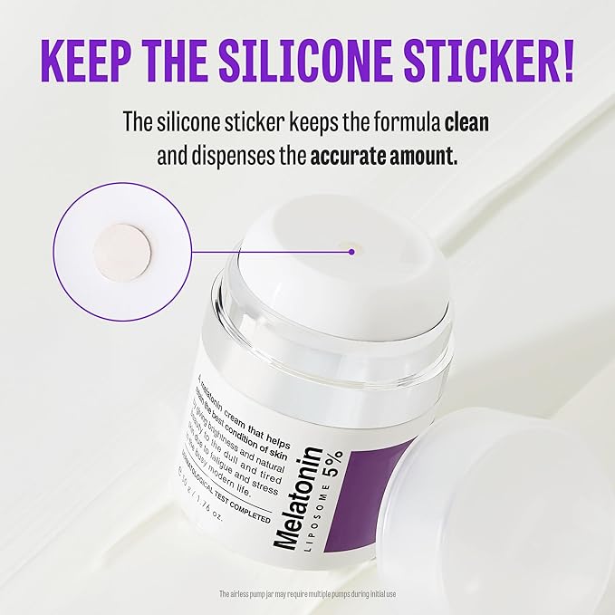 Time Return Melatonin Cream | Face Hydrating Cream & Face Moisturizer for Dry Skin | Relaxing Face Cream for Women & Men | Melatonin Face Cream for Resilient Skin, 1.76 oz-BrightBean Baby