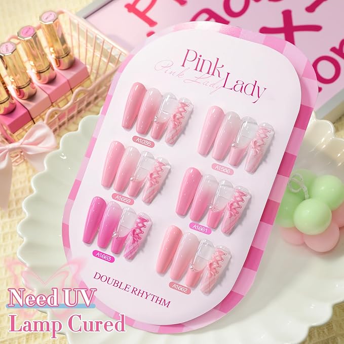 Double Rhythm 6 Pcs 15 ML Gel Polish Set Same Color Same Bottle Soak Off Gel Polish Kit Nail Art Manicure Salon DIY at Home for Women (Neutral Skin Pink Nude Beige -T6-53)-BrightBean Baby