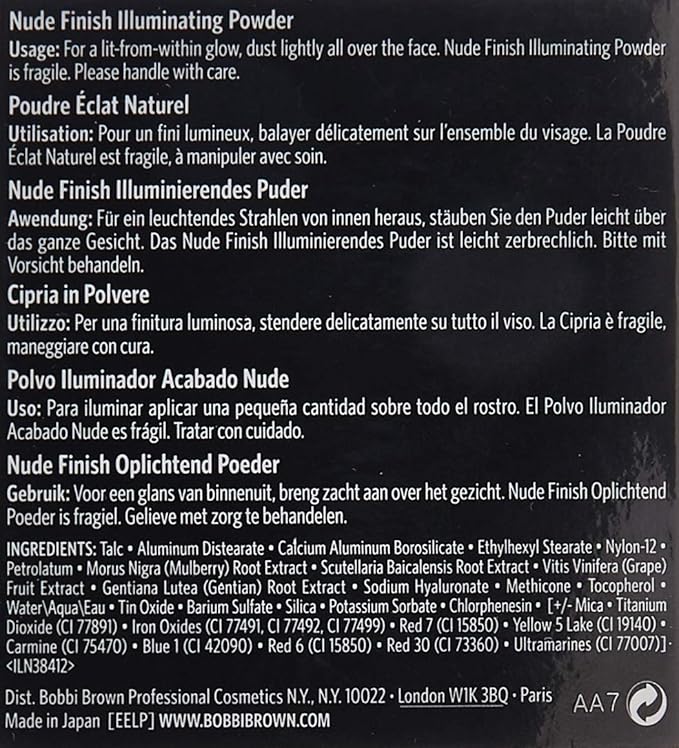 Bobbi Brown Nude Finish Illuminating Powder, 0.23 Oz-BrightBean Baby