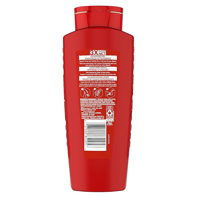 Old Spice Body Wash for Men, High Endurance Pure Sport, 24 Fl Oz (Pack Of 4)-BrightBean Baby