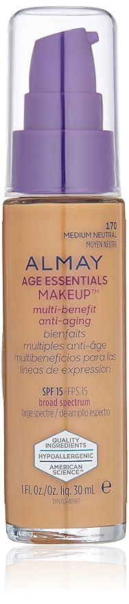 Almay Age Essentials Makeup, Medium Neutral-BrightBean Baby