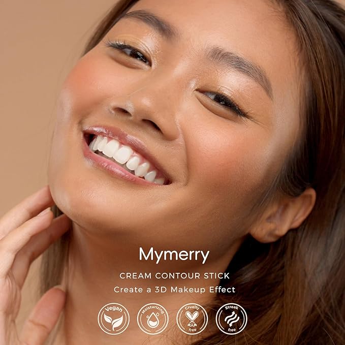 2Pcs Contour Stick Makeup,Cream Blush for Cheeks, Contour Stick + Blush Stick for Dewy Makeup Look,Long-Wear & Hydrating Formula | Contour Stick + Blossom Blush for Light to Light Medium…-BrightBean Baby