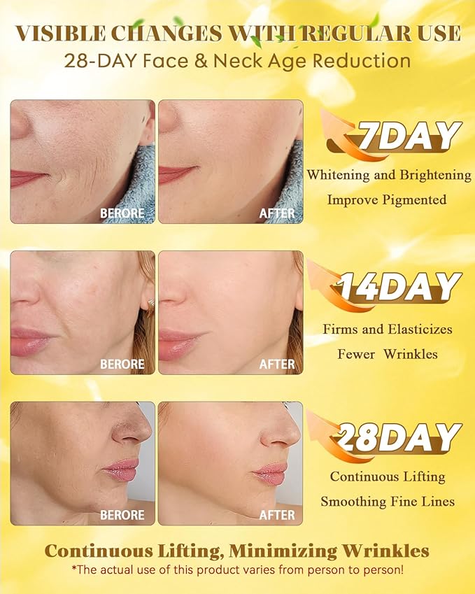 3% Retinol Cream Face Moisturizer, Anti Aging Neck Firming Cream with Collagen, Day & Night Face Cream with Hyaluronic Acid, Lifting & Tightening Wrinkle for Women & Men, 1.7 FL OZ, 3PC-BrightBean Baby