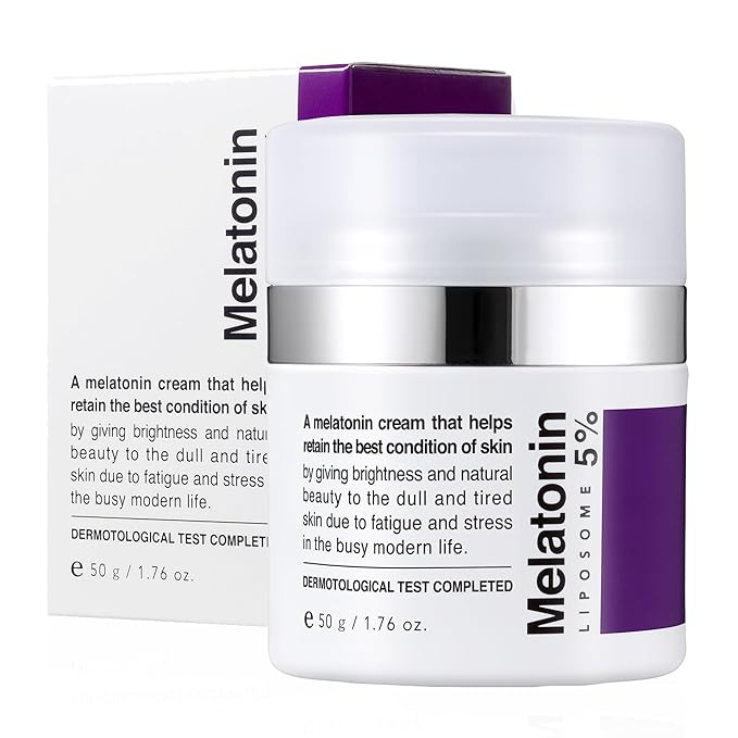 Time Return Melatonin Cream | Face Hydrating Cream & Face Moisturizer for Dry Skin | Relaxing Face Cream for Women & Men | Melatonin Face Cream for Resilient Skin, 1.76 oz-BrightBean Baby