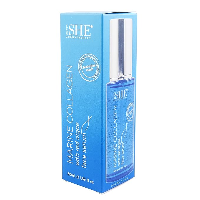 Om SHE Aromatherapy Marine Collagen with Red Algae Face Serum-BrightBean Baby