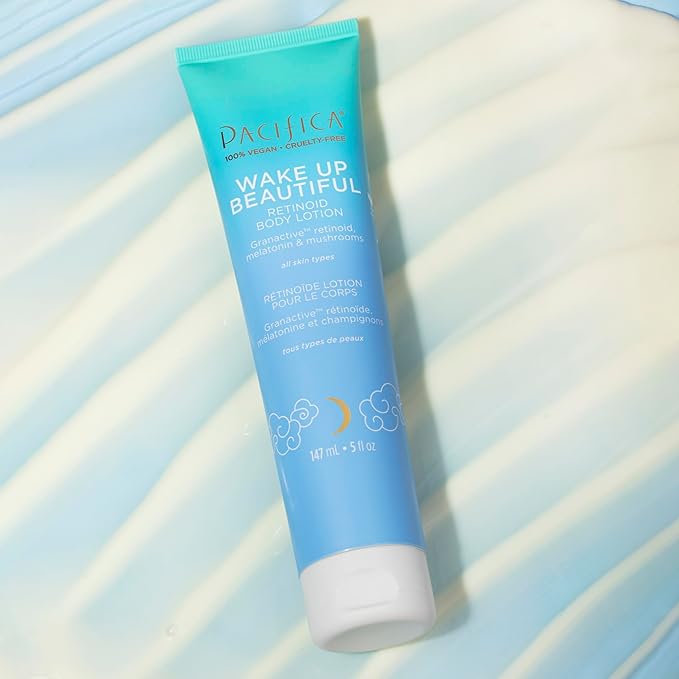 Pacifica Body Lotion Retinol Cream -Wake Up Beautiful Retinoid Renewing for Skin Elasticity Hydration & Plumpness - for Anti-Aging Fine Lines & Dry Skin Clean Vegan & Cruelty-Free Dermatologist Tested-BrightBean Baby
