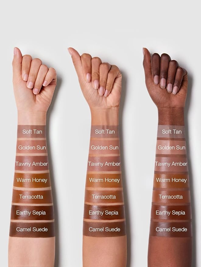 SHEGLAM Sun Sculpt Cool Toned Liquid Contour Stick Long Lasting Cream Bronzer Makeup - Earthy Sepia-BrightBean Baby