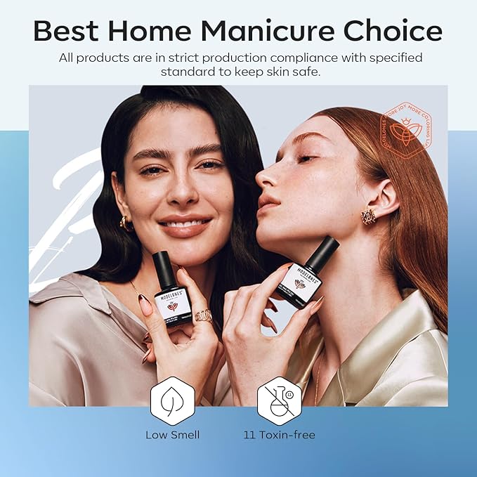 modelones Cat Eye Gel Nail Polish Set, 6 Colors Holographic 9D Glassy Cat Eye Glitter Gel Polish Set Black Blue Purple Green Nail Polish Kit with Magnet Soak Off LED Nail Art DIY Salon Gift-BrightBean Baby