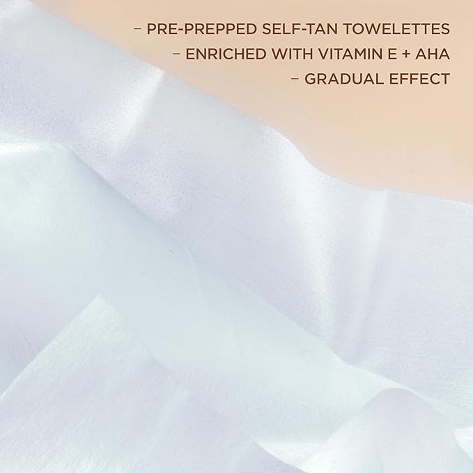 L'Oreal Paris Sublime Bronze Self Tanning Towelettes, Streak-Free, Natural Looking Tan, 6 ct-BrightBean Baby