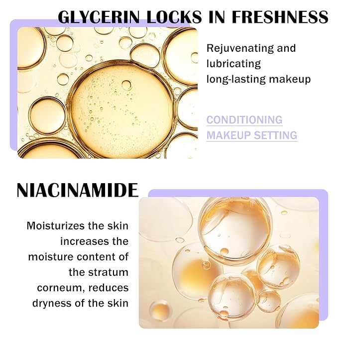 2PCS Makeup Setting Spray for Face,Waterproof Setting Spray for Makeup,Long Lasting Oil Control Finishing Holding Face Mist,Refreshing Hydrating Glossy and Matte Fixing Facial Mist Make Up Set A5-BrightBean Baby