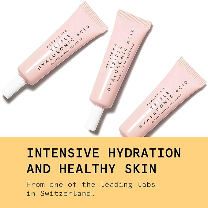 Beauty Pie Triple Hyaluronic Acid Elastic Lifting Eye Serum 15ml – Firming & Brightening Treatment for Dark Circles, Puffiness & Fine Lines – Lightweight, Fragrance-Free Eye Serum-BrightBean Baby