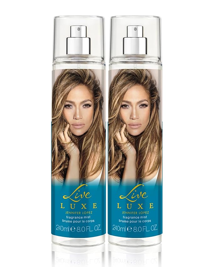 Jennifer Lopez Live Luxe Body Mist, 240ml (8fl oz) Duo Pack (2 Pack)-BrightBean Baby