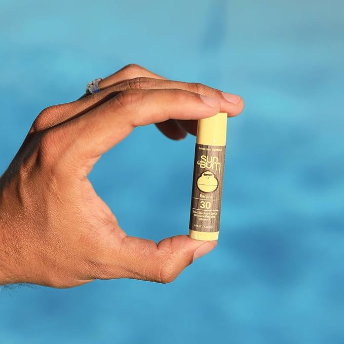 Sun Bum SPF 30 Sunscreen Lip Balm | Vegan and Cruelty Free Broad Spectrum UVA/UVB Lip Care with Aloe and Vitamin E for Moisturized Lips | Banana Flavor | 0.15 oz-BrightBean Baby