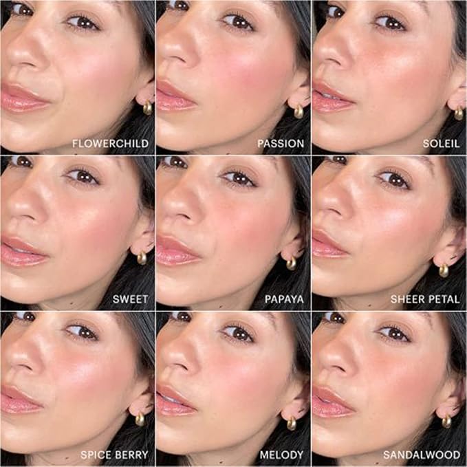 Glo Skin Beauty Blush (Melody) - Pressed Powder Blush for Cheeks, High Pigment Mineral Face Makeup Creates a Natural, Healthy Glow-BrightBean Baby
