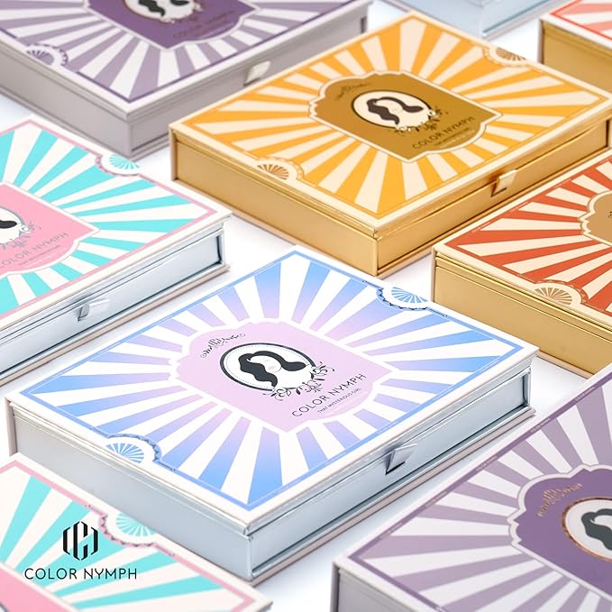 Color Nymph All-in-One Makeup Kit - Perfect Set for Women, Teens, and Beginners! Travel-Friendly Palette with 24 Eyeshadows, Lip Glosses, Brushes, and Mirror - Your Ultimate Makeup Solution!-BrightBean Baby
