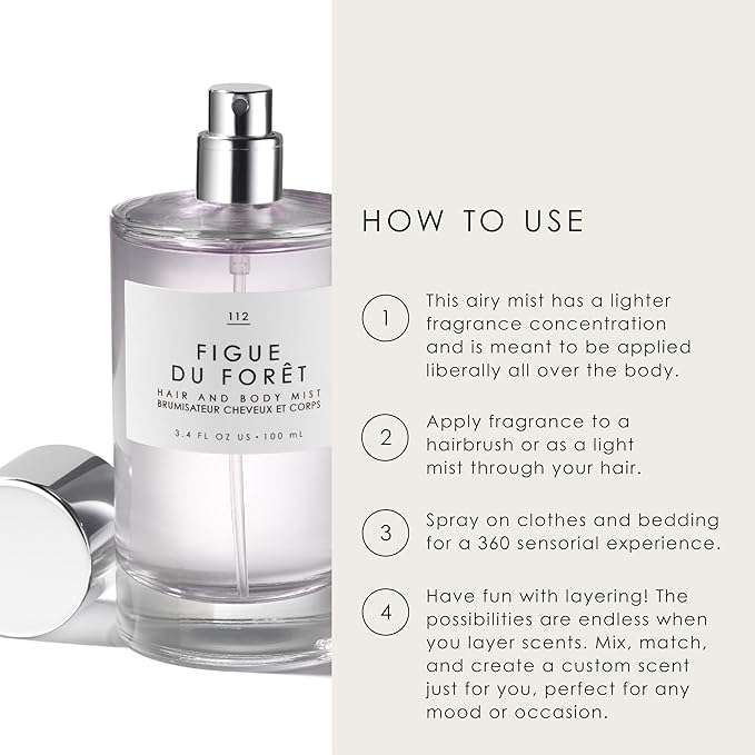 Le Monde Gourmand Fleur Monoi Hair & Body Mist - 3.4oz (100ml) - Floral, Coconut Fragrance Notes-BrightBean Baby